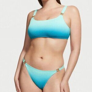 PINK Victoria's Secret Ombre Women's Summer Bikini Ribbed Stretch